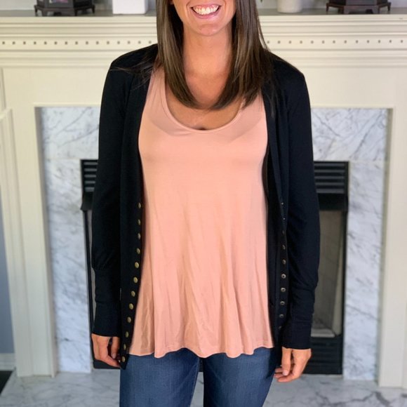 NWT BOUTIQUE BERRY BURGUNDY Snap Cardigan Plus ONLY PURPLE 3XL Plus Size - Picture 10 of 12